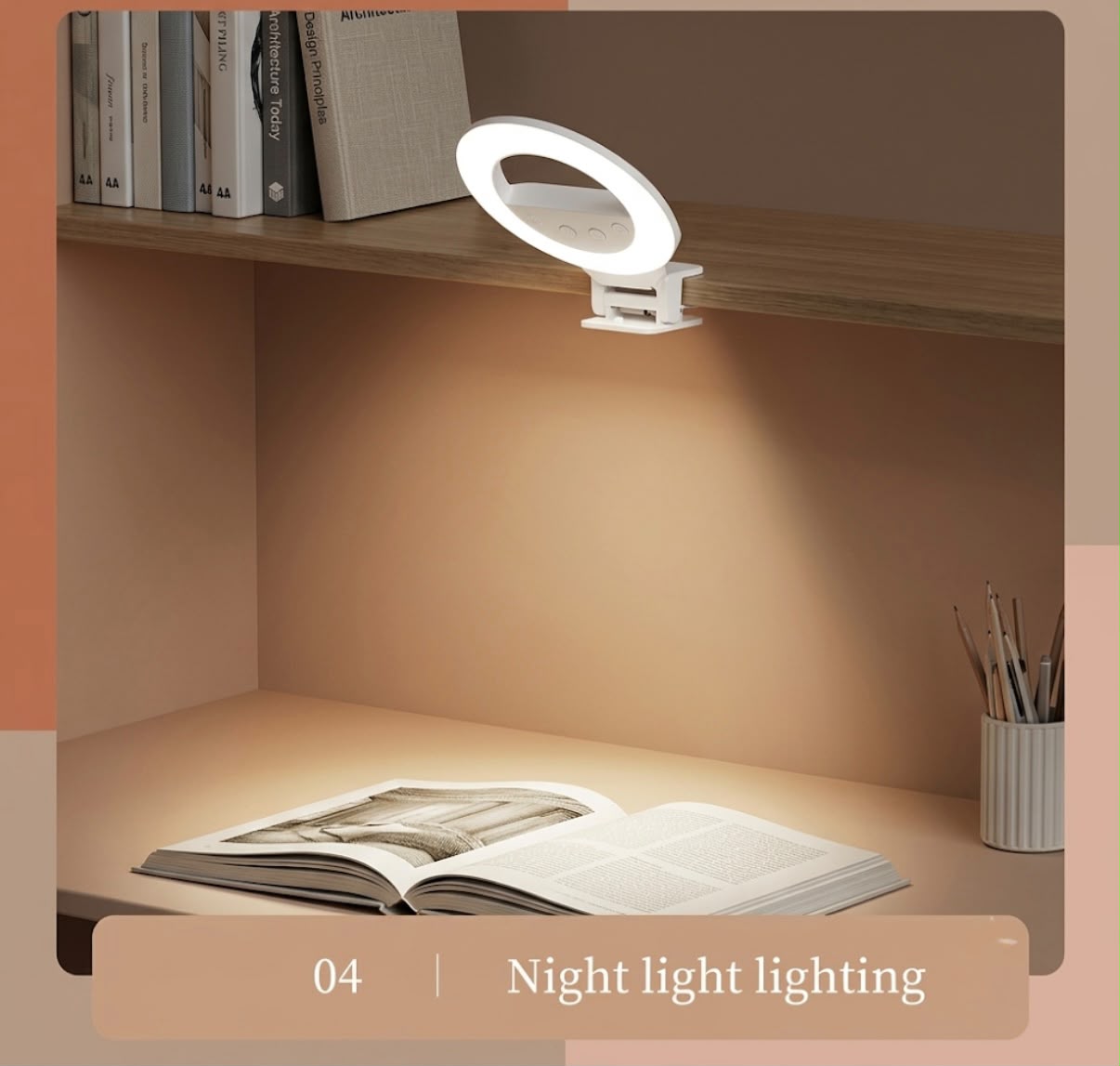 Pro LED Rechargeable Selfie Phone Ring with 5 Lighting Modes